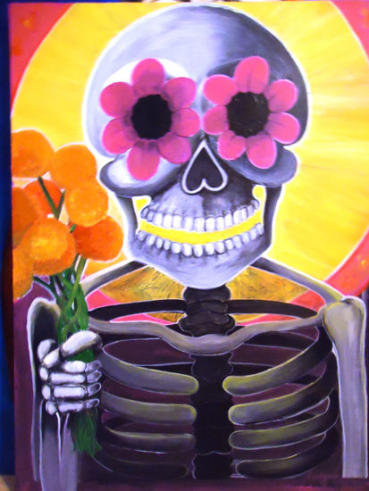 las flores Acrylic Canvas Others