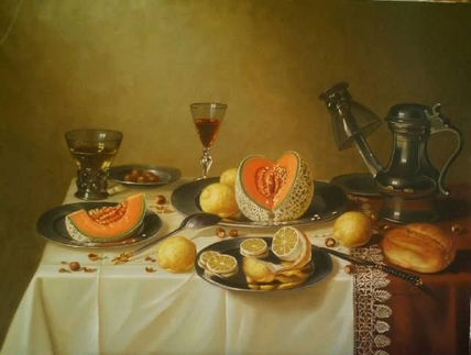 Bodegon  con  melon