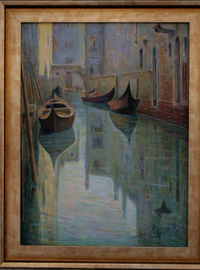 Canal de Venecia Oil Canvas Landscaping