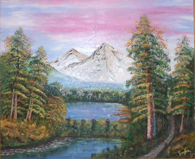 PAISAJE CANADIENSE Oil Canvas Landscaping