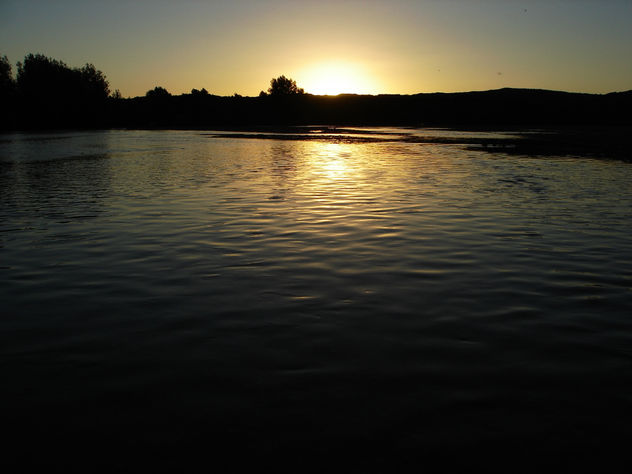 Puesta de sol sobre Rio