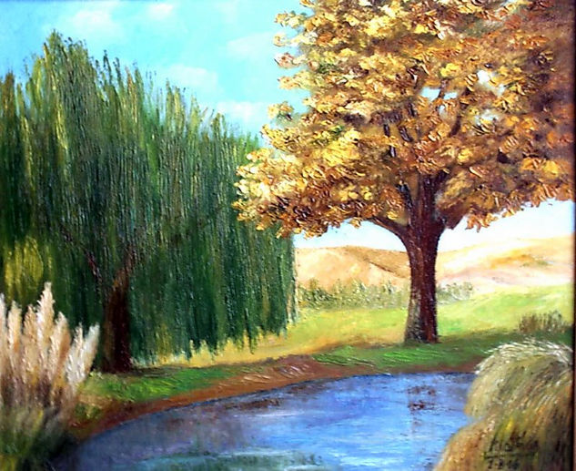 Remanso Oil Canvas Landscaping