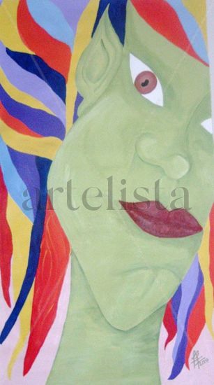 caras VI Acrylic Canvas Others