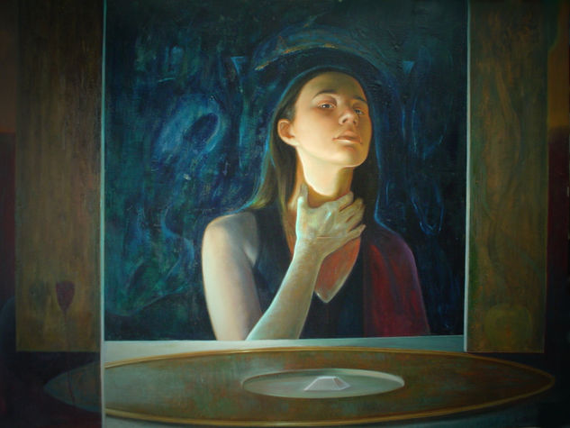 MARIA MAGDALENA. Oil Canvas Others