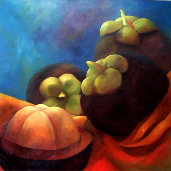 Mangostinos Oil Canvas Still Life Paintings