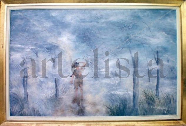 Alma en Brumas Oil Canvas Landscaping