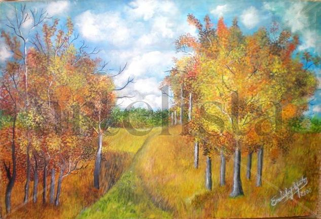 Otoño Oil Canvas Landscaping