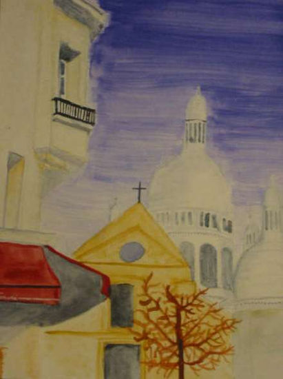 Montmatre Watercolour Card Landscaping