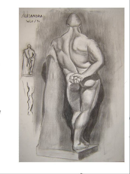 Escultura hombre de...