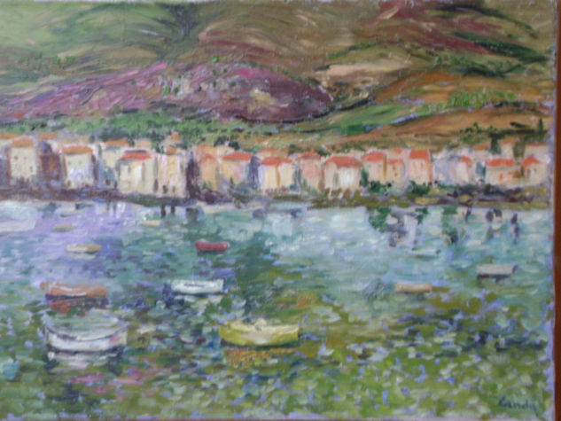 marina en calma Oil Canvas Landscaping