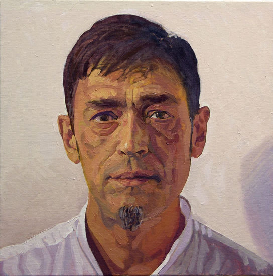 Javi Óleo Lienzo Retrato