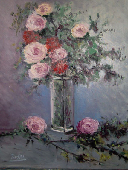 Tarro de rosas