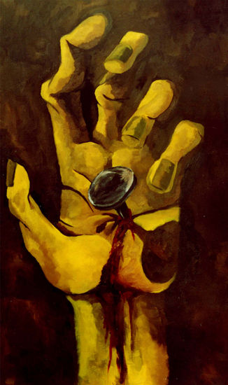 Mano del Dolor Oil Canvas