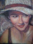 "dama con sombrero"