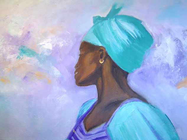 Detalle mujer africana 