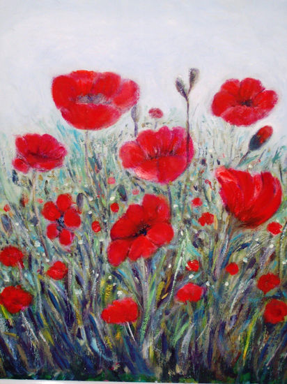 Amapolas Oil Panel Landscaping