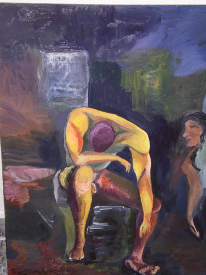 DESNUDO Oil Panel Nude Paintings