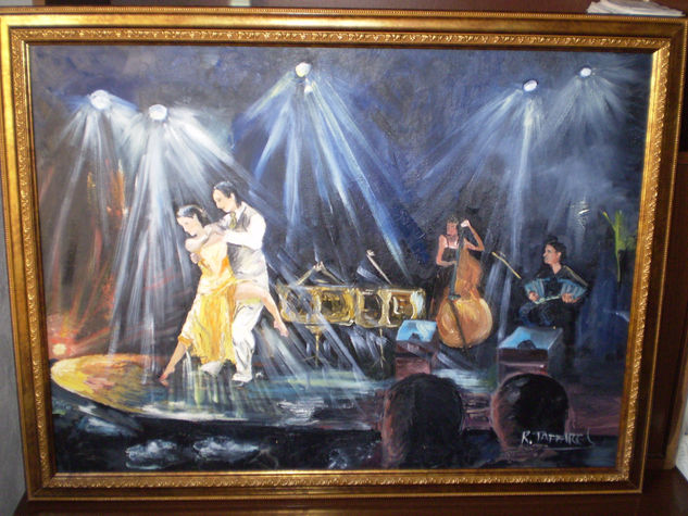 TANGO Oil Canvas Figure Painting