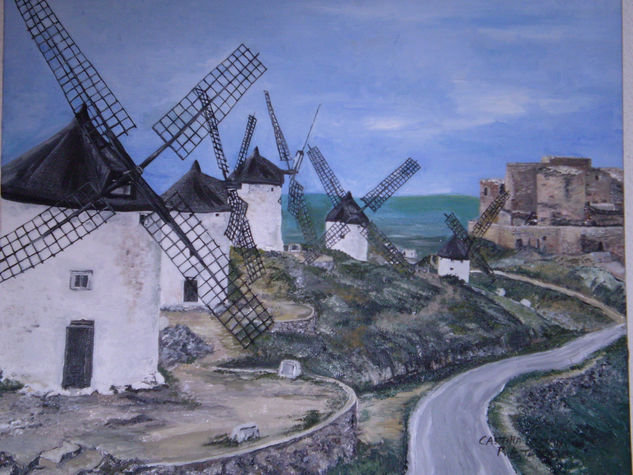 CASTILLA LA MANCHA Oil Canvas Landscaping