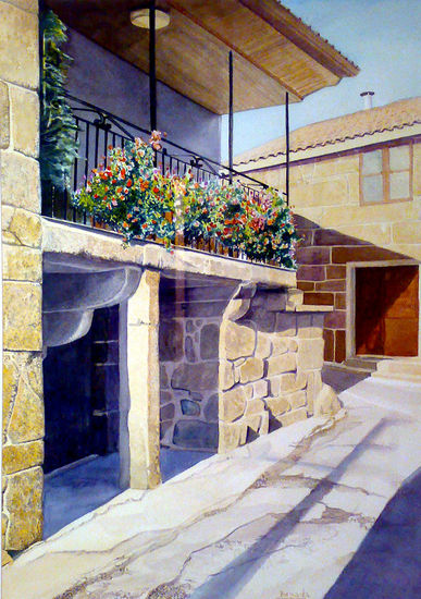 Rúa de Melias Watercolour Paper Landscaping