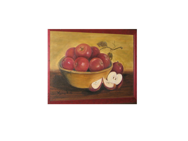 BODEGON MANZANAS Oil Canvas Landscaping