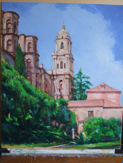 Sagrario Catedralicio Óleo Lienzo Paisaje