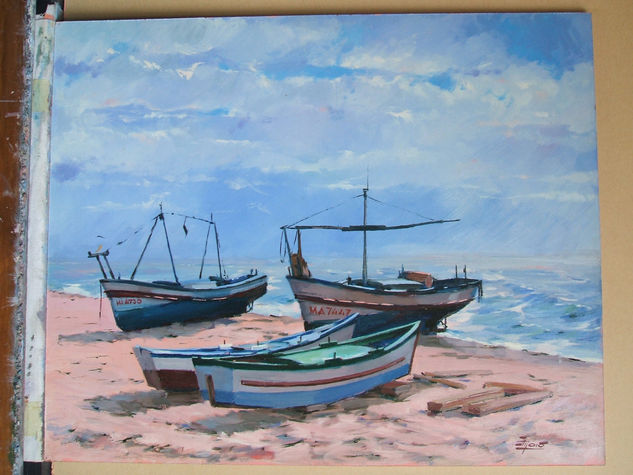 Playa de El Palo. Rebalaje Oil Panel Landscaping