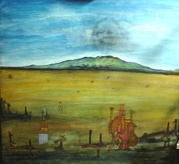 El Músico Oil Canvas Landscaping