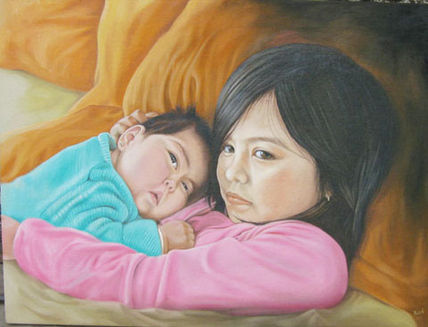 Retrato gaby y rocio