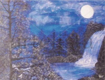 Noche y Luna Acrylic Others Landscaping