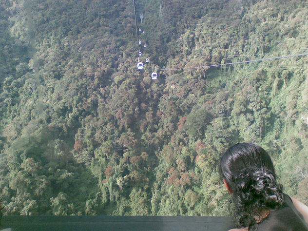 Un moño en el teleférico