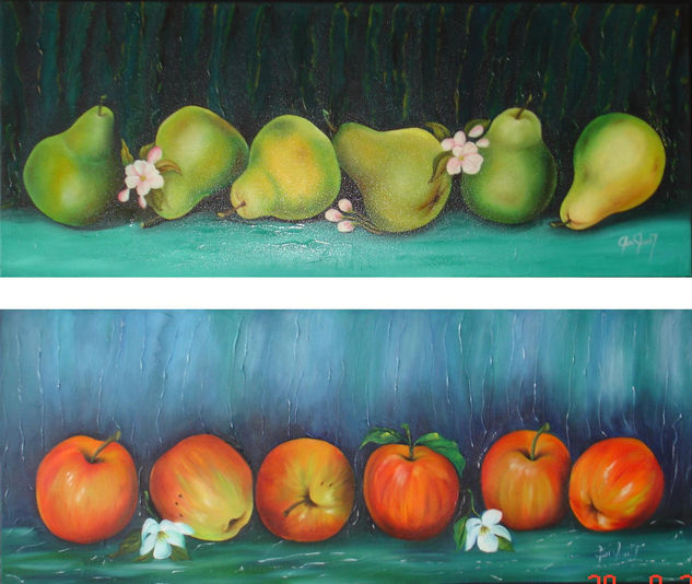 Frutas Oil Canvas Still Life Paintings