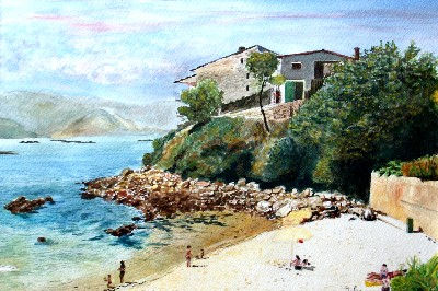 Paisaje de Poio Watercolour Paper