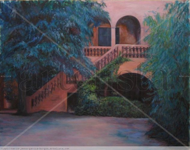 La casa de Silvia Oil Canvas Landscaping