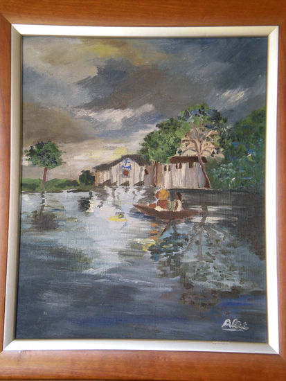 Colombia Oil Canvas Landscaping