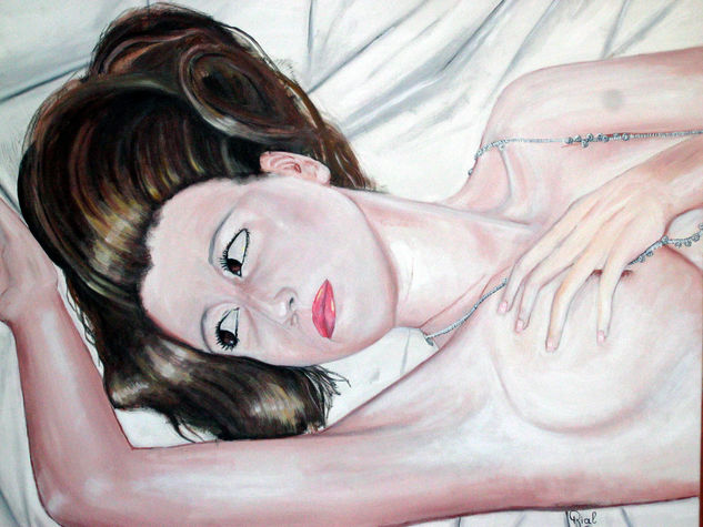 Timidez Acrylic Canvas Nude Paintings