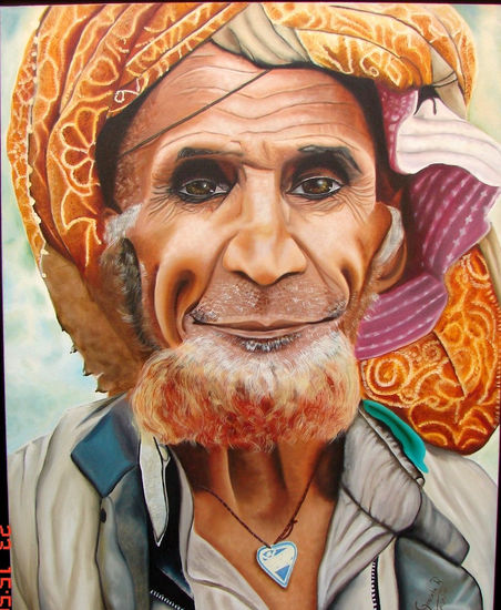 BEDUINO Oil Canvas Portrait