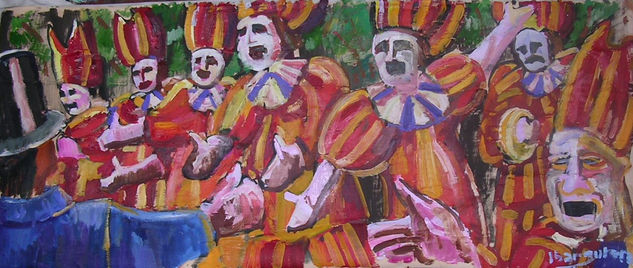 Murga Oil Canvas Figure Painting