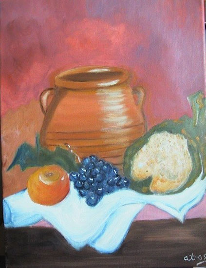 Bodegón 2 Oil Canvas Still Life Paintings