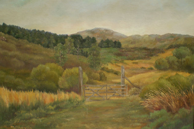 Dia nublado en Tandil Óleo Lienzo Paisaje