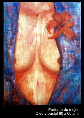 Perfume de Mujer Oil Canvas Nude Paintings