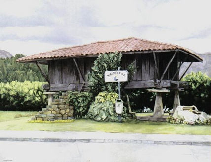 Hórreo asturiano.