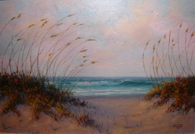 dunas Acrylic Canvas Marine Painting