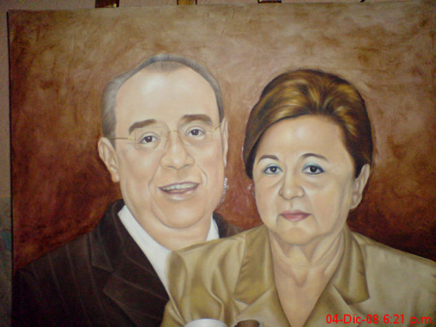 Magistrado de la Nación Oil Canvas Portrait