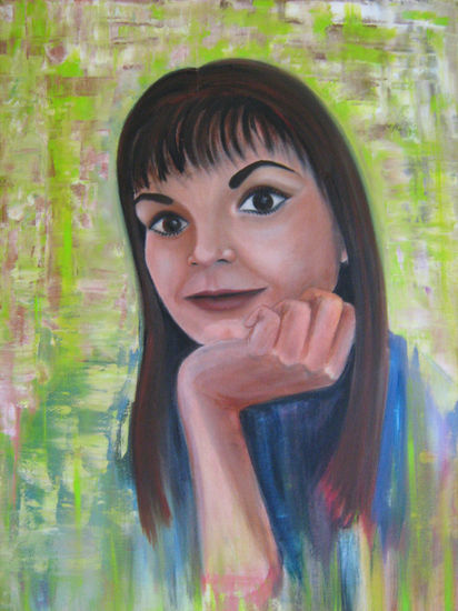 Nair Oil Canvas Portrait