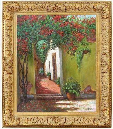 colonial 2 Oil Canvas Landscaping