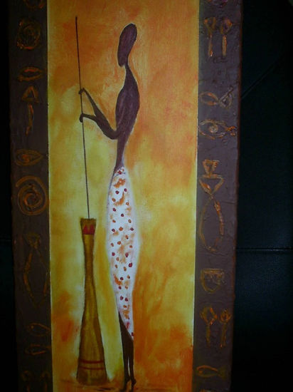 AfricanoII Oil Canvas Landscaping