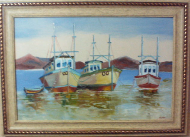 El Puerto Oil Canvas Landscaping