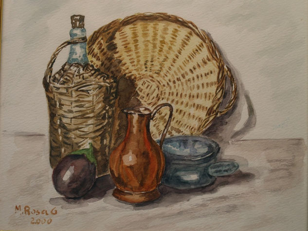 Bodegón Watercolour Paper Still Life Paintings