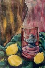 Farol con limones